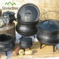 Südafrika Cast Iron Potjies Pot mit 3 Beinen für Outdoor-Camping